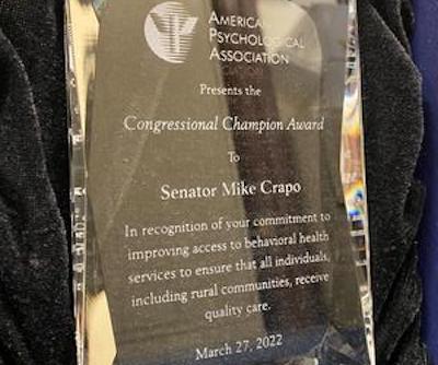 American Psychological Association Congressional Champion Award