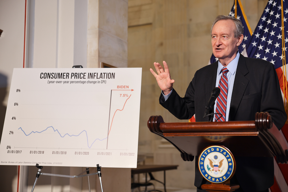 Crapo Leads News Conference on High Persistent Inflation