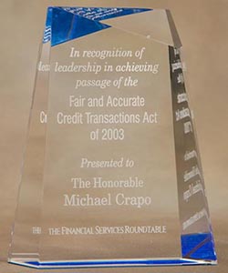 Fair and Accurate Credit Transactions Act award for 2003