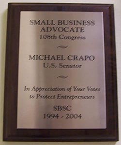 Small Business Advocate Award/Champion of Small Business